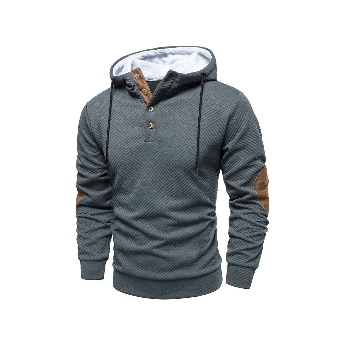 Men’s Simplicity Loose Hooded Casual Pullover – Trendy Lightweight Hoodie
