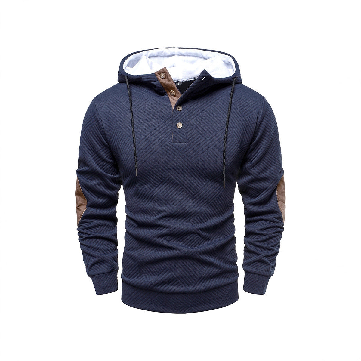 Men’s Simplicity Loose Hooded Casual Pullover – Trendy Lightweight Hoodie