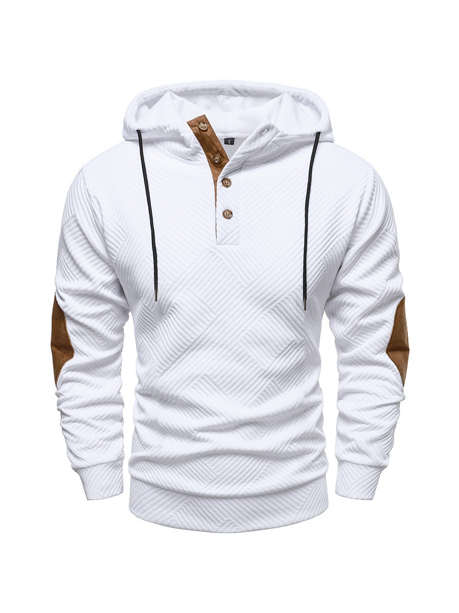 Men’s Simplicity Loose Hooded Casual Pullover – Trendy Lightweight Hoodie