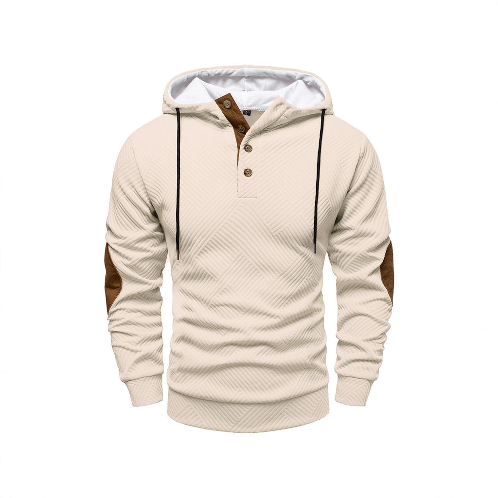 Men’s Simplicity Loose Hooded Casual Pullover – Trendy Lightweight Hoodie