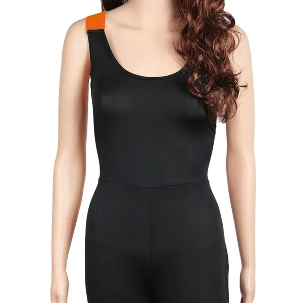 Women’s Sports Yoga Jumpsuit – Sleeveless Strappy Back Gym & Fitness Romper