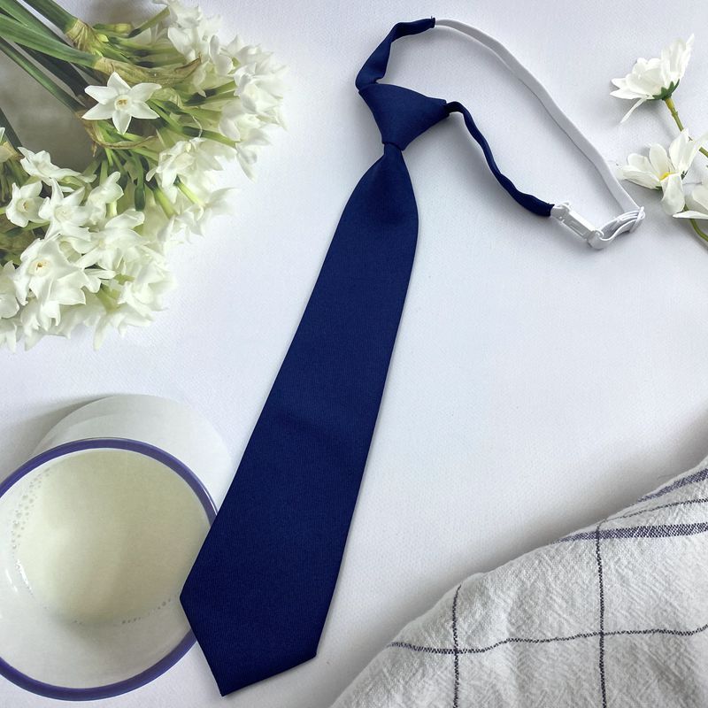 Women’s Navy Blue Tie & Bow Set – Multiple Styles Uniform Accessories