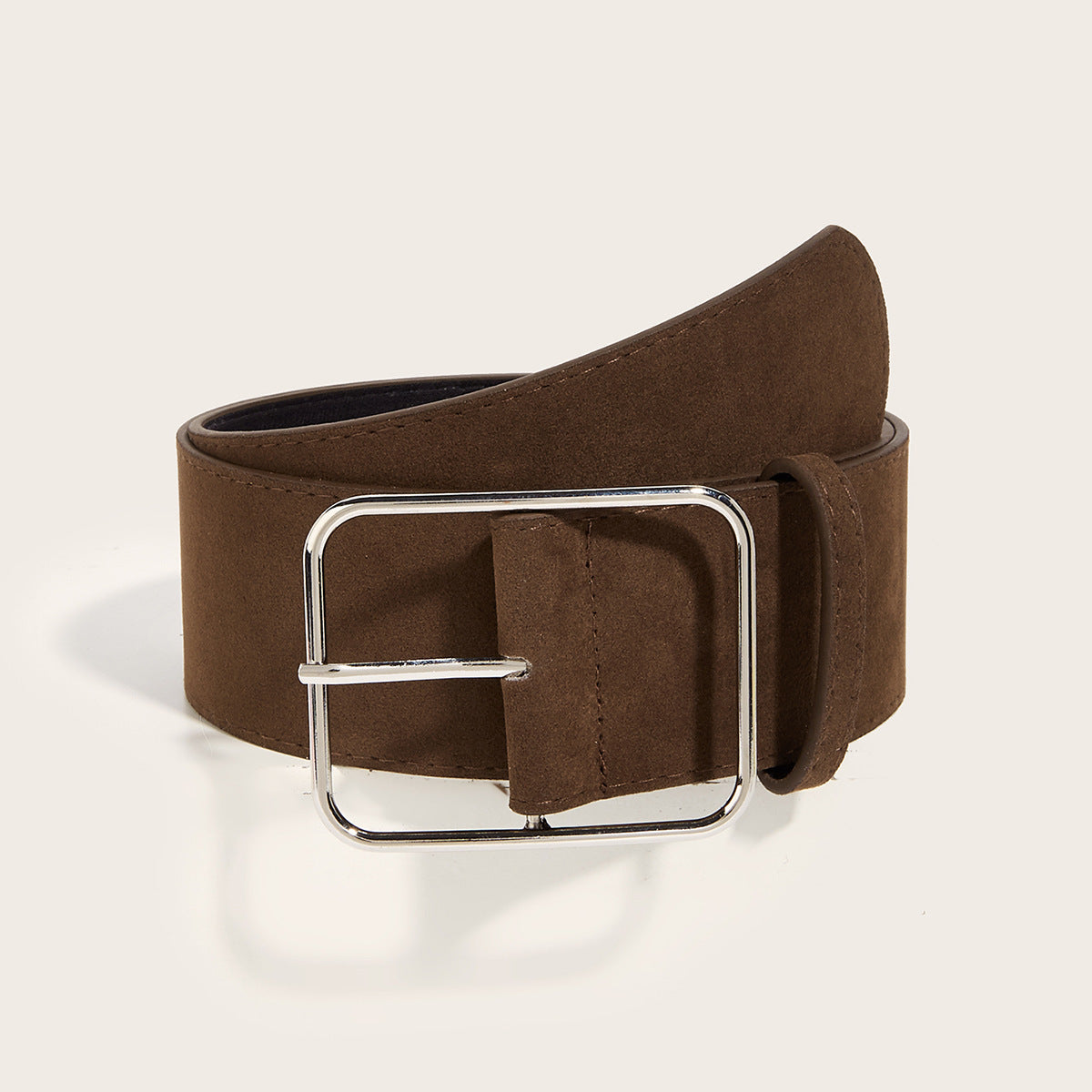 Retro Wide Waist Belt – Elegant Slimming Dress Accessory